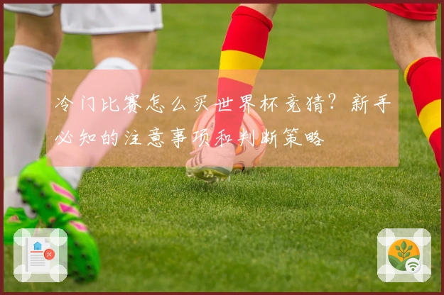 冷门比赛怎么买世界杯竞猜？新手必知的注意事项和判断策略